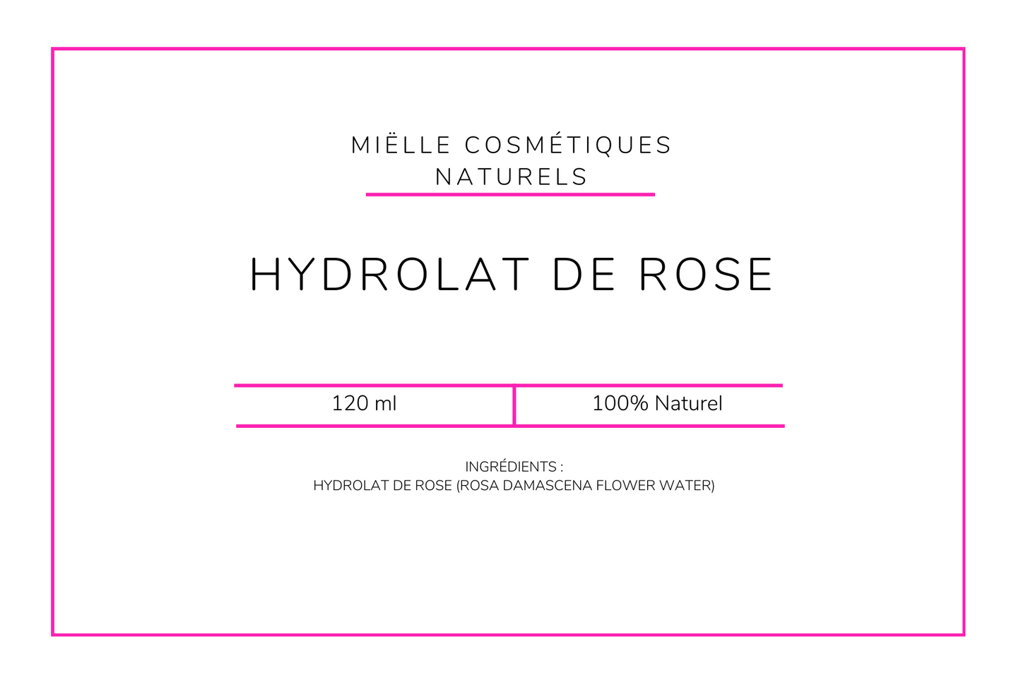 
                  
                    Hydrolat de Rose - Tonique Apaisant et Régénérant
                  
                
